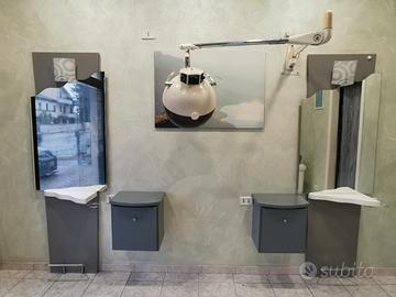 Postazioni parrucchiere con casco termico