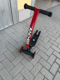 Monopattino 4 ruote per bamini 1-6/7 anni