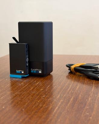 Caricabatterie doppio + Batteria GoPro Max | Nuovo