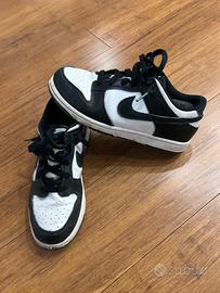Nike Dunk bianche e nere “Panda” 34
