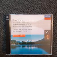 CD Brahms - sinfonie 1&2/Sir George Solti (