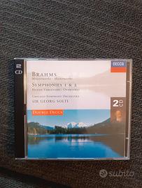 CD Brahms - sinfonie 1&2/Sir George Solti (