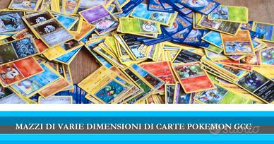 Pokémon GCC: mazzi di carte di varie dimensioni