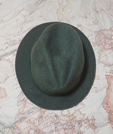 Splendido Cappello Vintage Fedora Lepre Finissimo