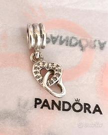 Charm pandora cuori intrecciati pendente !