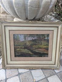 Olio su tela Libano Cesare