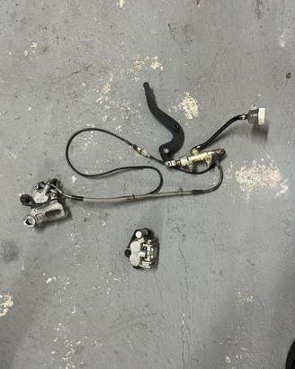 Impianto freno completo AJP Aprilia 50 Motard