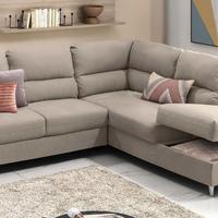 Divano  angolare e camera da letto