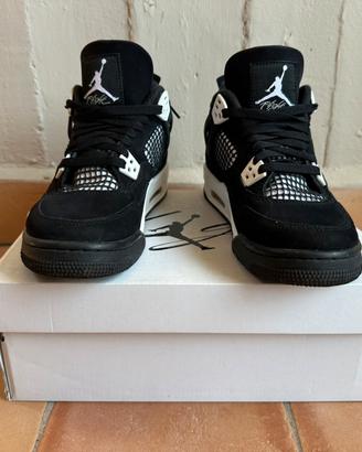 Nike air jordan 4 white thunder retro 39