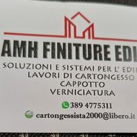 Lavori di cartongesso cappotto rasatura verniciatu