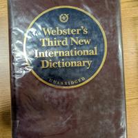 Webster Third New International Dictionary 