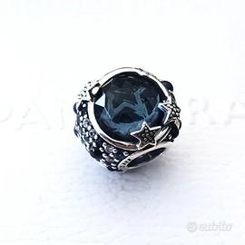 PANDORA Charm Charm Stelle scintillanti blu