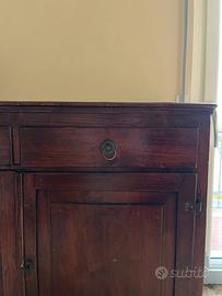 credenza d 'antiquariato arte povera originale 