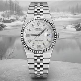 Seiko mod Land-dweller white dial