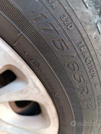 Cerchi in ferro + gomme 175/65/r14