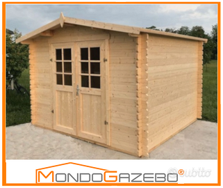Casetta legno nordico Ambra gazebo 340x340 34 mm
