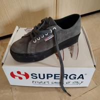 Superga donna in camoscio 