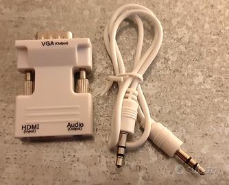 Adattatore VGA - HDMI con audio