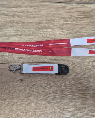 Lanyard portabadge portachiavi Scuderia Ferrari F1