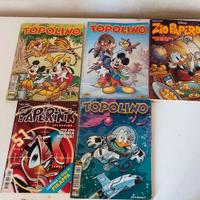 Lotto 5 Fumetti Disney – Topolino, Zio Paperone, P