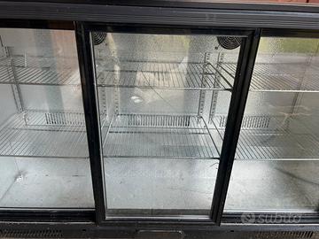 Frigo vetrina professionale 3 porte in vetro