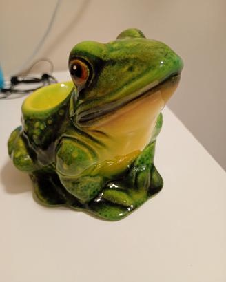 Posacenere Rana Ceramica Deruta 