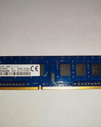 RAM Kingston 4gb 1Rx8 PCL3 - 12800U ACR16D3LU1KBG