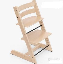 Seggiolone Stokke sedia trip-trap color naturale