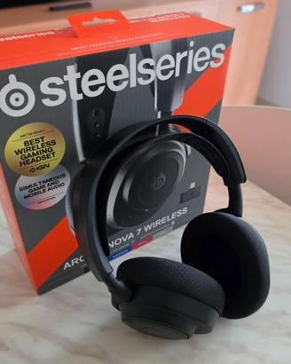 SteelSeries Arctis Nova 7 - Cuffie Gaming Wireless