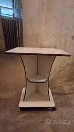 tavolino anni 70 bianco 