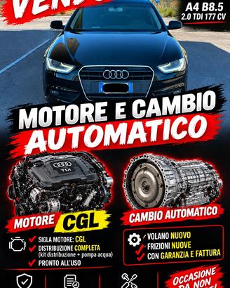 Motore audi CGL e cambio multitronic 8marce