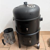 Barbecue 3 in 1 affumicatore a carbonella