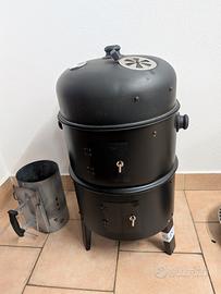 Barbecue 3 in 1 affumicatore a carbonella