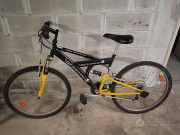 bicicletta mountebike giallo nera unisex