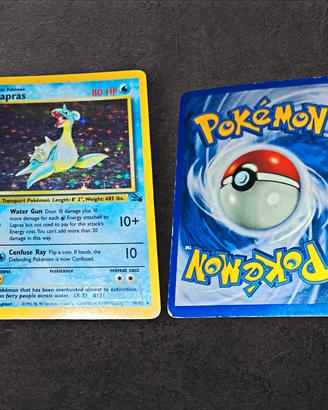 lapras holo Fossil 