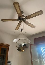 Ventilatore da soffitto vintage stile rustico