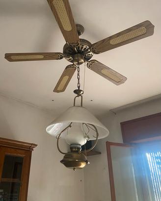 Ventilatore da soffitto vintage stile rustico