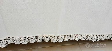 coperta fatta al telaio in puro cotone