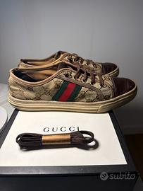 🔥💥Gucci SNEAKERS 39,5 GG Canvas Web Stripe UNISEX