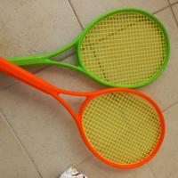 Set 2 Racchette da Tennis Arancione e Verde