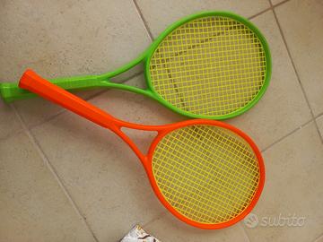 Set 2 Racchette da Tennis Arancione e Verde