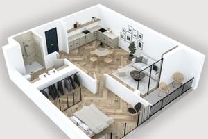 Grazioso bilocale arredato a Gorla Minore