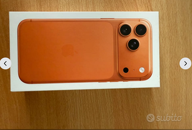 Nuovo iPhone 17 Pro Max 256GB mai aperto