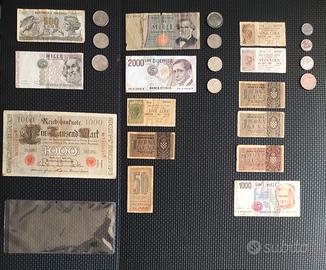 LOTTO MONETE E BANCONOTE