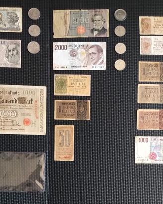 LOTTO MONETE E BANCONOTE