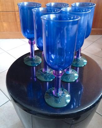 Set bicchieri a calice Guzzini
