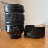 Sigma 24 - 105 f 4 Attacco nikon FX