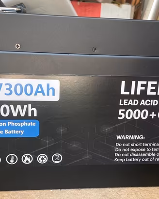 Batteria (Litio) LiFePO4 SMT 24V 300Ah (7.6kWh)