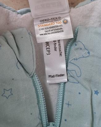 Sacco Nanna PUSBLU 90cm - Cotone Bio OEKO-TEX