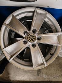 4 CERCHI IN LEGA 16 POLLICI AUDI VW SKODA